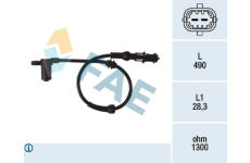 Snímač, počet otáček kol FAE 78077