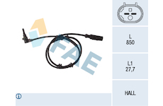 Snímač, počet otáček kol FAE 78112