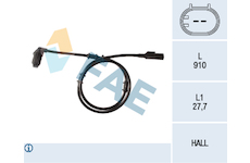 Snímač, počet otáček kol FAE 78133