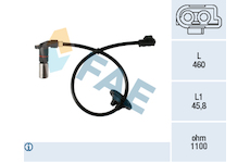 Snímač, počet otáček kol FAE 78198