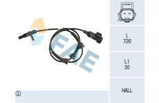 Snímač, počet otáček kol FAE 78212