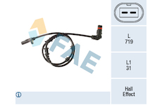 Snímač, počet otáček kol FAE 78282