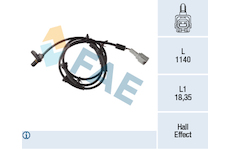 Snímač, počet otáček kol FAE 78311