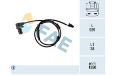 Snímač počtu otáčok kolesa FAE 78354