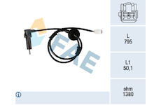 Snímač, počet otáček kol FAE 78356