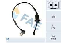 Snímač, počet otáček kol FAE 78397