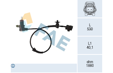 Snímač, počet otáček kol FAE 78480