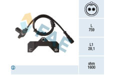 Snímač, počet otáček kol FAE 78508