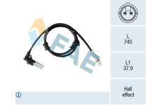 Snímač, počet otáček kol FAE 78554
