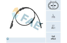 Snímač, počet otáček kol FAE 78609