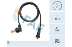 Snímač, počet otáček kol FAE 78613