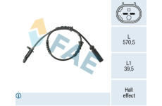 Snímač, počet otáček kol FAE 78617