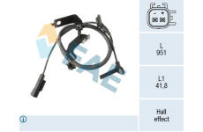 Snímač, počet otáček kol FAE 78655