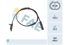 Snímač, počet otáček kol FAE 78661