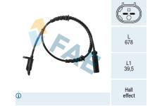 Snímač, počet otáček kol FAE 78681