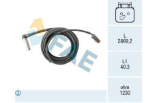 Snímač, počet otáček kol FAE 78682