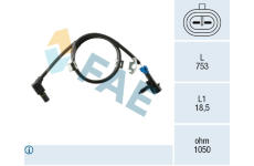 Snímač, počet otáček kol FAE 78722