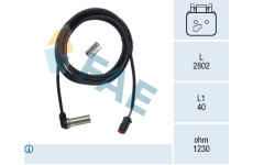 Snímač, počet otáček kol FAE 78743