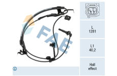 Snímač, počet otáček kol FAE 78765
