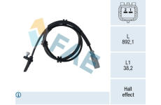 Snímač, počet otáček kol FAE 78774