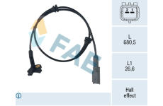 Snímač, počet otáček kol FAE 78797