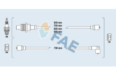 Sada kabelů pro zapalování FAE 83380
