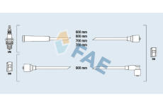 Sada kabelů pro zapalování FAE 83500