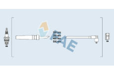 Sada kabelů pro zapalování FAE 83564