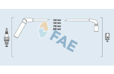 Sada kabelů pro zapalování FAE 83566