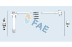 Sada kabelů pro zapalování FAE 83581