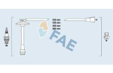 Sada kabelů pro zapalování FAE 83587