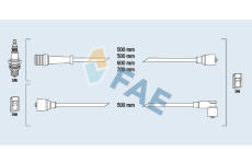 Sada kabelů pro zapalování FAE 83810