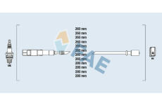 Sada kabelů pro zapalování FAE 85053