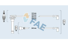 Sada kabelů pro zapalování FAE 85320