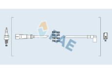 Sada kabelů pro zapalování FAE 85400
