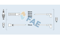 Sada kabelů pro zapalování FAE 85410