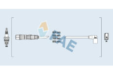 Sada kabelů pro zapalování FAE 85681