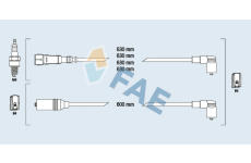 Sada kabelů pro zapalování FAE 85692