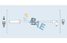 Sada kabelů pro zapalování FAE 85990