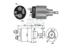 Elektromagnetický spínač pre żtartér MEAT & DORIA 46002