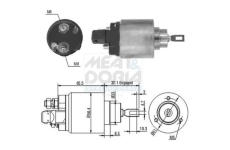 Elektromagnetický spínač pre żtartér MEAT & DORIA 46004