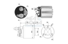 Elektromagnetický spínač pre żtartér MEAT & DORIA 46008