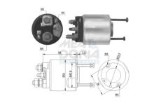 Elektromagnetický spínač pre żtartér MEAT & DORIA 46016