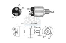 Elektromagnetický spínač pre żtartér MEAT & DORIA 46019