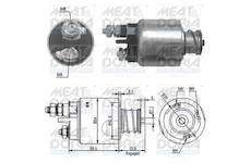 Elektromagnetický spínač, startér MEAT & DORIA 46020