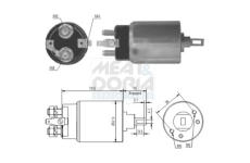 Elektromagnetický spínač pre żtartér MEAT & DORIA 46022