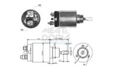 Elektromagnetický spínač pre żtartér MEAT & DORIA 46032