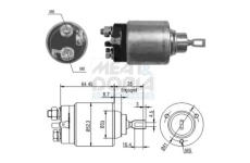 Elektromagnetický spínač pre żtartér MEAT & DORIA 46041