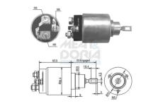 Elektromagnetický spínač pre żtartér MEAT & DORIA 46042