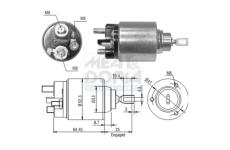 Elektromagnetický spínač pre żtartér MEAT & DORIA 46043